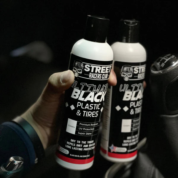 Combo 2 Restauradores Partes Negras (ULTIMATE BLACK): Parachoques, Llantas, Plásticos.