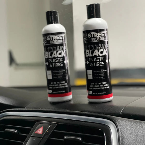Combo 2 Restauradores Partes Negras (ULTIMATE BLACK): Parachoques, Llantas, Plásticos.